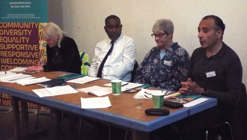 Committee meeting at SCOREscotland