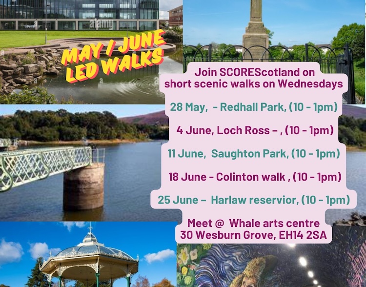 Pedal and thrive walks May and June 2025