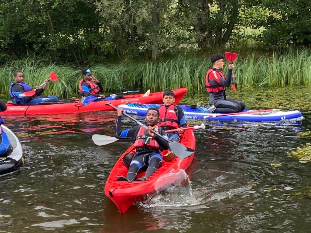 Canoeing with SOCREscotland