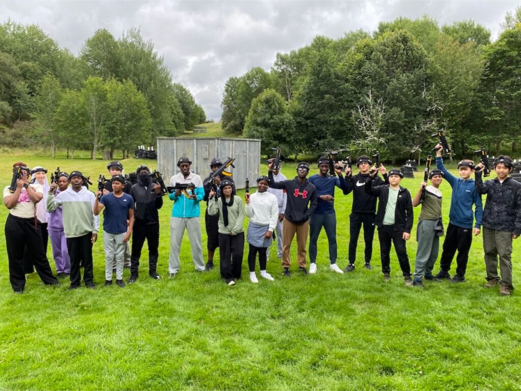 Paintballing with SCOREscotland