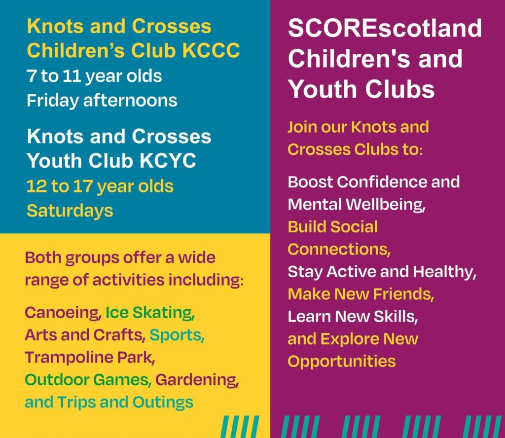 SCOREscotlad Children's and Youth Clubs flyer