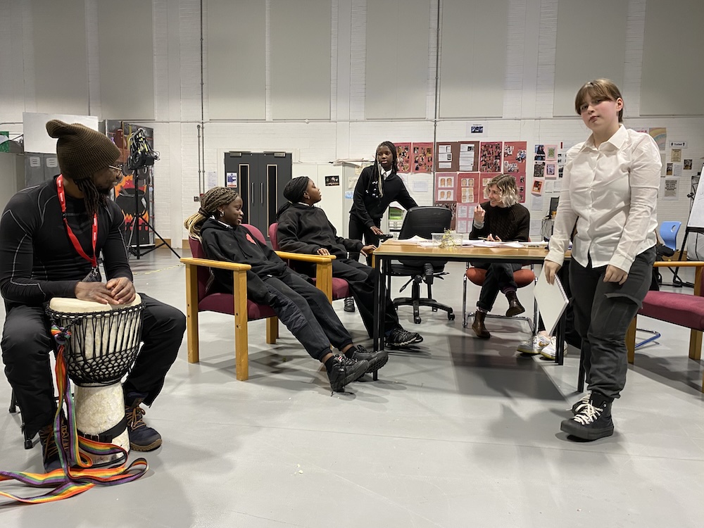 Young people performing at SOCREscotland
