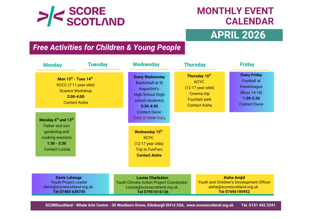 Activities for kids and young people