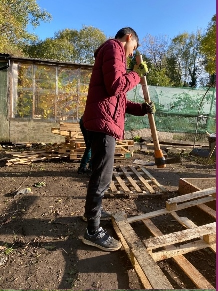 man working on Allotment APR 2026