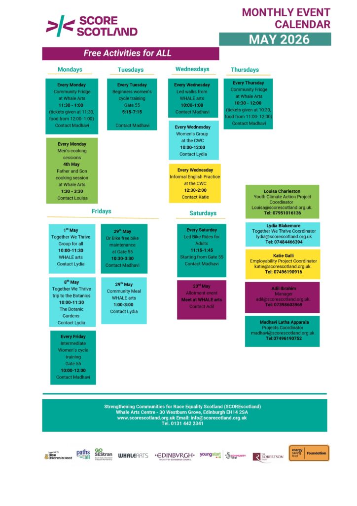 May Activities for all